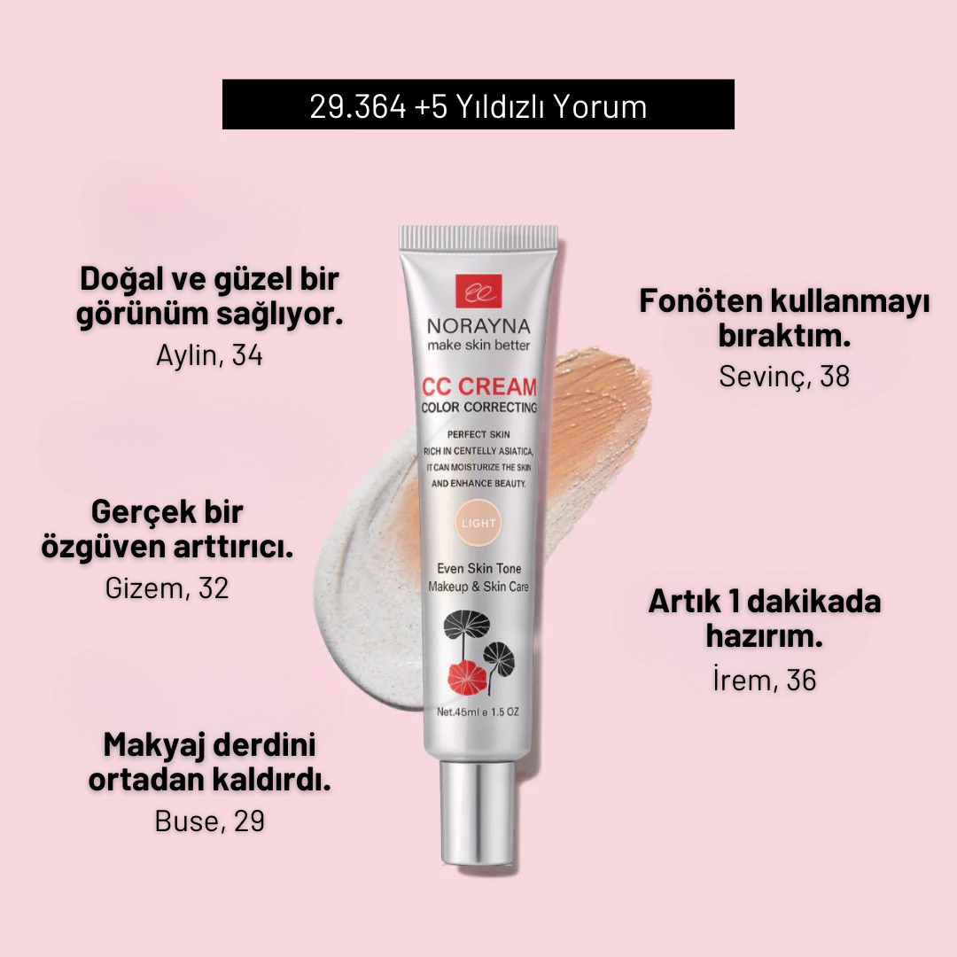 Zynorya® Cc Ton Eşitleyici Krem