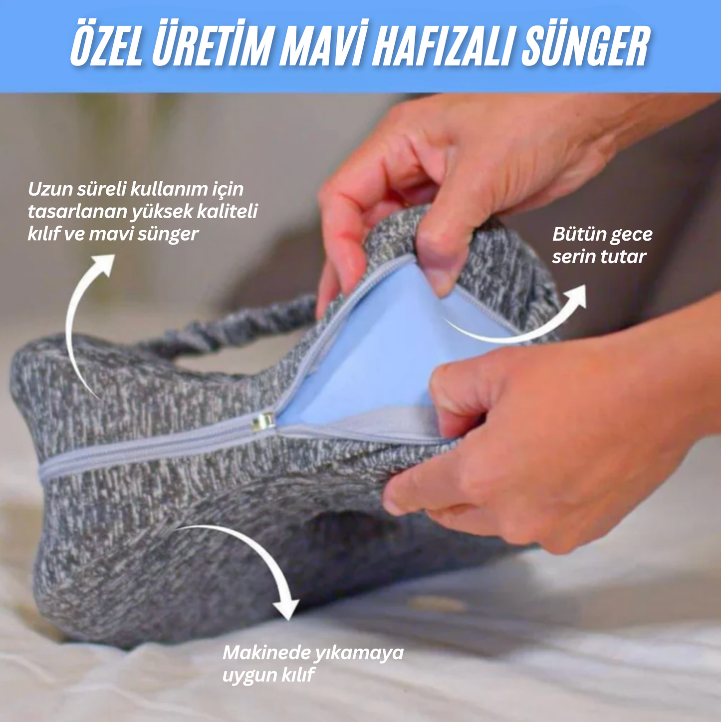 Zynorya ® Destekleyici Yastık